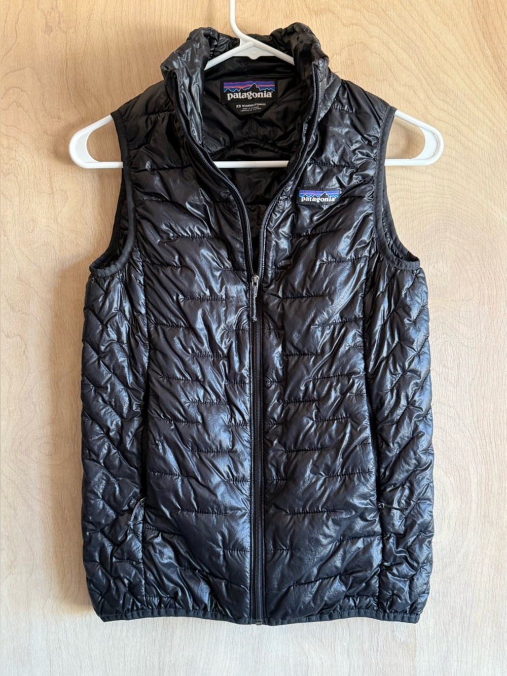 Patagonia Nano Puff Vest Black XS Women’s PrimaLoft Lightweight Packable EUC
